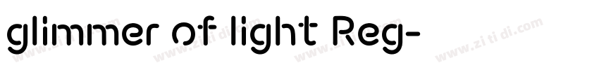 glimmer of light Reg字体转换 glimmer of light Reg字体转换